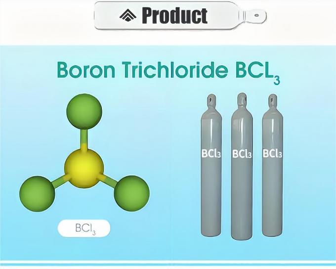 Precio del gas para cilindros Semiconductores Gas industrial Bcl3 Tricloruro de boro 0